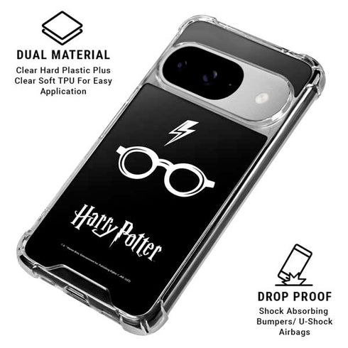 Wizarding World Harry Potter Scar and Glasses Google Pixel 10 Clear Case